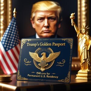 Donald Trump had launched a gold card that if a person from a foreign country wants to settle in America, then pay ₹40 crore and become a permanent citizen.